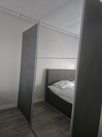 Moderne houten kledingkast, Huis en Inrichting, Kasten | Kledingkasten, Ophalen, Gebruikt, 200 cm of meer, 150 tot 200 cm