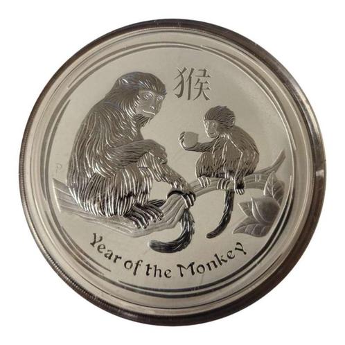 Australië 1 kilo zilver year of the monkey 2016, Postzegels en Munten, Edelmetalen en Baren, Zilver, Ophalen of Verzenden