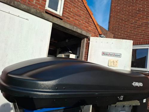 Dakkoffer Farad Marling 680 liter mat zwart, Auto diversen, Dakkoffers, Zo goed als nieuw, Ophalen