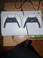 PS5 Disc versie, 2 controllers, met doos, 6 games, Spelcomputers en Games, Spelcomputers | Sony PlayStation 5, Ophalen, Zo goed als nieuw