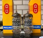 ECC83 Philips Miniwatt 12AX7 CV492 Perfect Matched Pair, Ophalen of Verzenden
