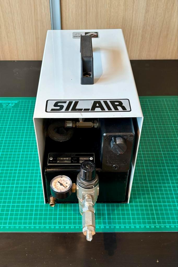 Werther SIL-AIR Met Evolution Two in One Airbrush, Doe-het-zelf en Verbouw, Compressors, Gebruikt, 6 tot 10 bar, Minder dan 25 liter