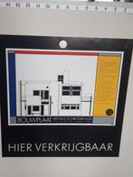 Posters voor bouwplaten Doesburg en Rietveld Schroderhuis, Verzamelen, Rechthoekig Staand, Ophalen of Verzenden, Zo goed als nieuw