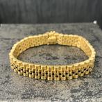 14k gouden armband rolex schakel massief