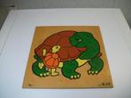 Puzzel Rolf schildpad 13 delig, Kinderen en Baby's, Speelgoed | Houten speelgoed, Ophalen of Verzenden, Gebruikt