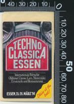Sticker: Techno Classica Essen - Maart 1994, Ophalen of Verzenden, Zo goed als nieuw, Auto of Motor