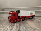 WSI Scania V8 Schrier, Hobby en Vrije tijd, Modelauto's | 1:50, Ophalen of Verzenden, Zo goed als nieuw, Bus of Vrachtwagen, Wsi