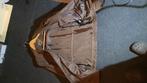 Suede jas, Ophalen, Gedragen, Maat 48/50 (M), Bruin