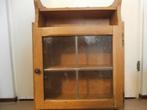 Eiken Vitrine Kastje  Uniek, Zo goed als nieuw, Minder dan 100 cm, 25 tot 50 cm, 50 tot 100 cm