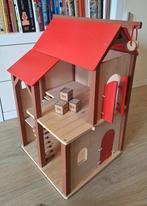 Houten pakhuis met veel extra's, Kinderen en Baby's, Speelgoed | Houten speelgoed, Ophalen, Gebruikt, Overige typen