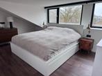 IKEA Malm bedframe met lades (zonder lattenbodem/matras), Ophalen, Wit, Tweepersoons, Zo goed als nieuw