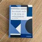 Zo goed als nieuw: Basisboek Recht Zorg/Welzijn, Boeken, Studieboeken en Cursussen, Ophalen of Verzenden, Gamma, Zo goed als nieuw