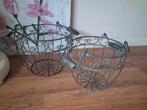 Twee mooie brocante landelijke manden, Ophalen