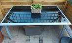 Nette aluminium tuintafel, Ophalen, Zo goed als nieuw, Rechthoekig, Aluminium
