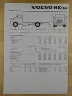 Volvo N10 Torpedo Technische Specificatie brochure 1976 4x2, Ophalen, Volvo, Volvo, Zo goed als nieuw