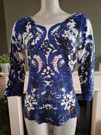 Claudia strater blauw witte trui M 38 | Gratis Verzenden !, Kleding | Dames, Truien en Vesten, Maat 38/40 (M), Claudia Sträter
