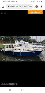 Stalen motorjacht kotter Almkotter met open kuip en Daf  615, Ophalen, Gebruikt, Staal, 50 pk of meer
