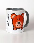Dieren mokken Duo Color met jouw naam, diverse dieren, Verzenden, Keramiek, Nieuw, Overige stijlen