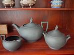 Wedgwood Black Basalt Theeset - Zeldzaam & Puntgaaf, Ophalen