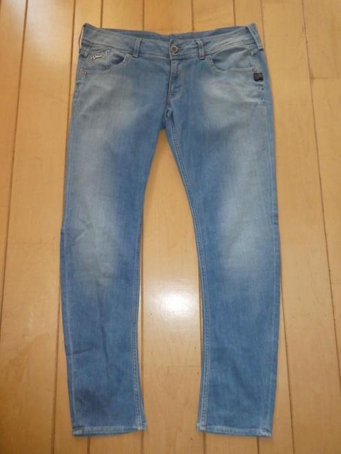 G-star jeans Lynn Skinny W 33 L 32 middenblauw dames ZGAN, Kleding | Dames, Spijkerbroeken en Jeans, Zo goed als nieuw, W33 - W36 (confectie 42/44)