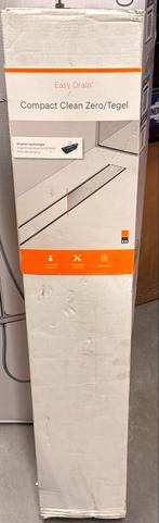 Easy Drain Compact Clean Zero/Tegel douchedrain, Afvoer, Nieuw, Ophalen of Verzenden, Rvs