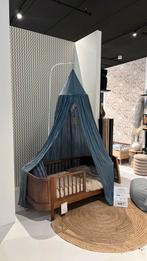 Peuterbed Walnoot Japandi, Ophalen of Verzenden, Zo goed als nieuw, Wit, Jongetje of Meisje