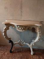 Antieke Lodewijk XV Consoletafel - Sidetable Ivoorkleurig, Ophalen