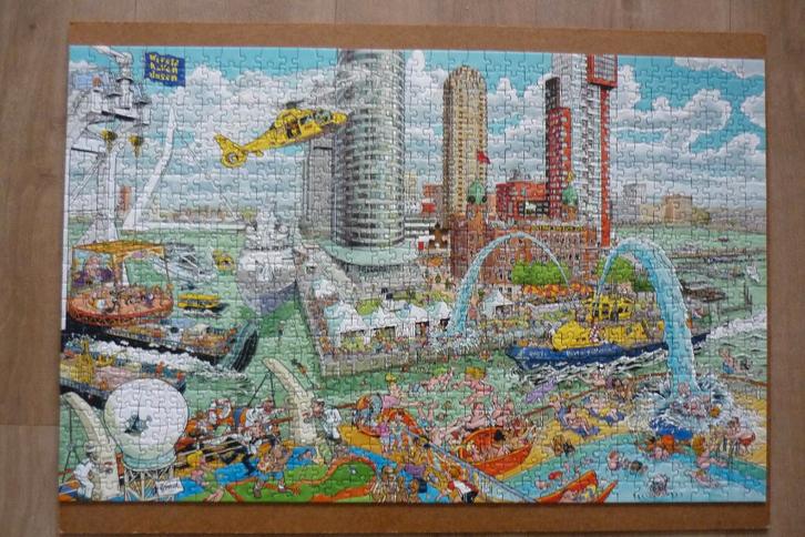 Ravensburger Cities of the world '' ROTTERDAM '' 925 - 1 st., Hobby en Vrije tijd, Denksport en Puzzels, Gebruikt, Legpuzzel, 500 t/m 1500 stukjes
