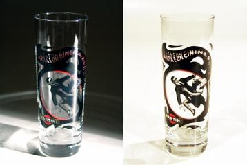 Martini glazen 2 x 3 stuks Martini Cinema Edition. beschikbaar voor biedingen