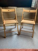 TWEE KLAPSTOELEN in mooie staat, € 2,00 per stuk, Ophalen, Zo goed als nieuw, Twee