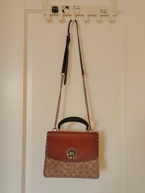 Coach Parker Top Handle Tas – Canvas & Leer, Sieraden, Tassen en Uiterlijk, Tassen | Damestassen, Ophalen of Verzenden