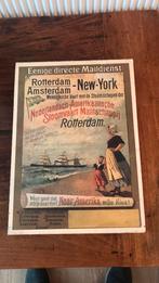 Nederlandsch-Amerikaansche Stoomvaart Maatschappij, Verzamelen, Posters, Gebruikt, Ophalen of Verzenden, Overige onderwerpen