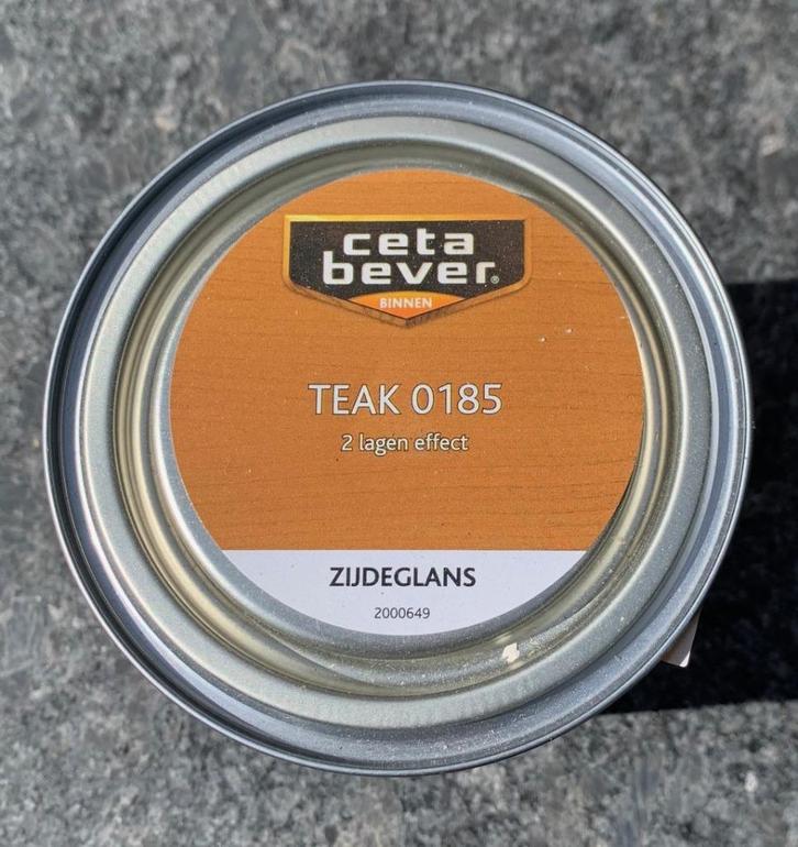 CetaBever binnenbeits, meubel, kozijn en deur, 750 ml., Doe-het-zelf en Verbouw, Verf, Beits en Lak, Nieuw, Beits, Minder dan 5 liter