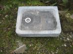 oude gefrijnde arduinen pompbak met ronde hoeken, Antiek en Kunst, Curiosa en Brocante, Ophalen