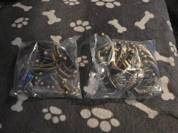 40 nieuwe vintage metalen muurhaken – bronskleurig beschikbaar voor biedingen