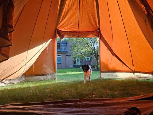 Reuzenpad van Erdman Schmidt (5 p) lichtgewicht katoen, Caravans en Kamperen, Tenten, tot en met 5, Gebruikt, Ophalen of Verzenden