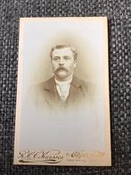 CDV, Man, R.H. Karsses, Groningen, Carte de Visite, Ophalen of Verzenden, Voor 1940, Gebruikt, Foto
