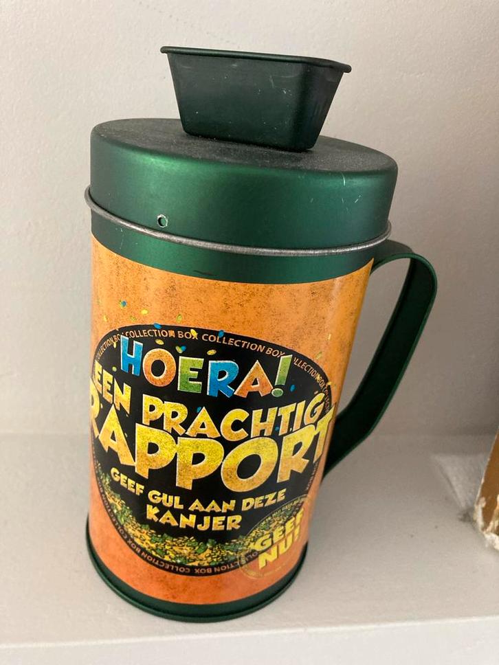 Sinterklaas Surprise - spaarpot / collectebus, Diversen, Sinterklaas, Gebruikt, Ophalen of Verzenden