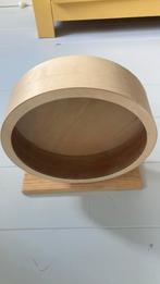 Mooi groot houten looprad voor goudhamster, Dieren en Toebehoren, Ophalen, Zo goed als nieuw, Loopwiel of Rad