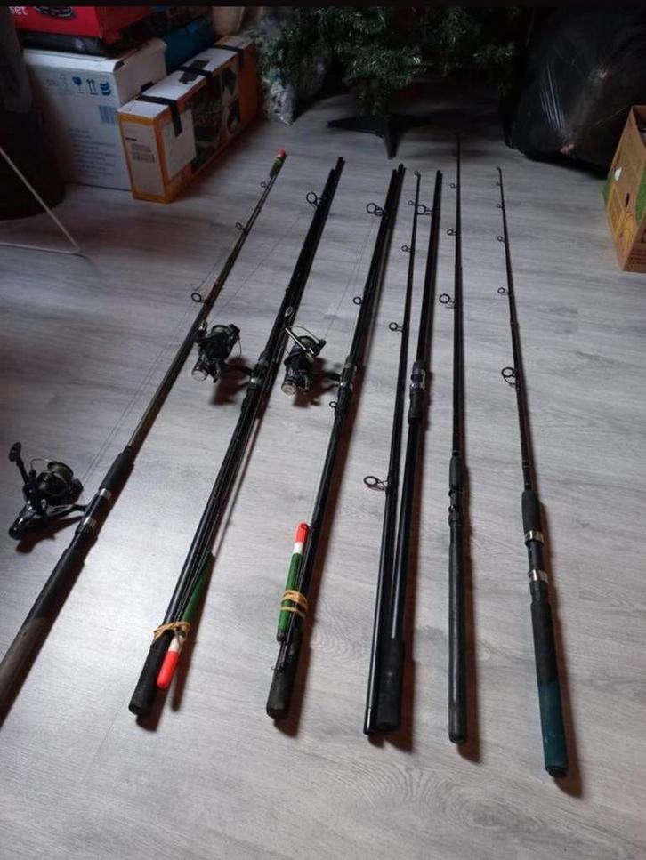Visspullen - Diverse hengels en accessoires, Watersport en Boten, Hengelsport | Witvissen, Gebruikt, Ophalen