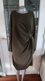 mooie khaki kleur jurk chique model 46, Kleding | Dames, Jurk, Ophalen of Verzenden, Zo goed als nieuw, Groen