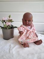 Simba babypop donker meisje incl jurk, Ophalen of Verzenden, Babypop