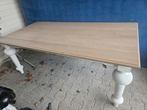 Eettafel 100x200 cm, Gebruikt, Eikenhout, 150 tot 200 cm, Vier personen
