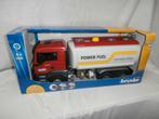Bruder MAN Power Fuel tankwagen met doos, Ophalen, Zo goed als nieuw