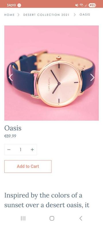 I AM KAMU Horloge beschikbaar voor biedingen