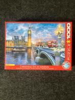 London kerstpuzzel 1000 stukjes, Ophalen of Verzenden, 500 t/m 1500 stukjes, Zo goed als nieuw