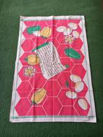 vintage textiel overdoek handdoek theedoek met Frans recept, Huis en Inrichting, Keuken | Textiel, Verzenden