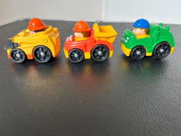 3 Little People autootjes beschikbaar voor biedingen