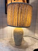 Mooie lamp met stof van Kelly Wearstler, Gebruikt, 25 tot 50 cm, Wit, Ophalen of Verzenden