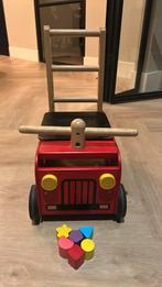 Loopauto brandweer hout, Ophalen, Gebruikt